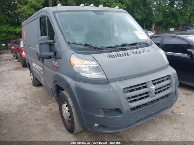 39416706 :رقم المزاد ، 3C6TRVAG5FE502649 vin ، 2015 Ram Promaster 1500 Low Roof مزاد بيع