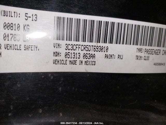 2013 FIAT 500 3C3CFFCR5DT693010 Photo 8