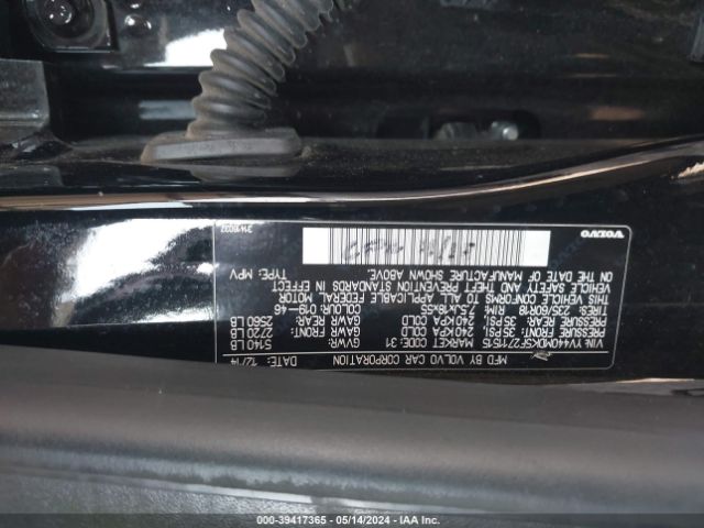 YV440MDK5F2711515 Volvo Xc60 T5 Premier