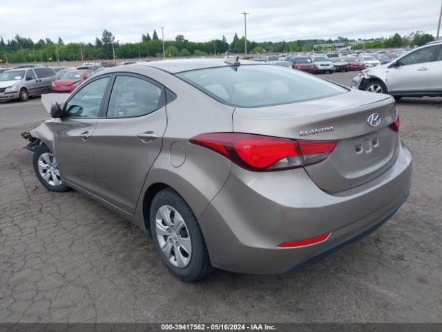 5NPDH4AE0GH716275 Hyundai ELANTRA SE