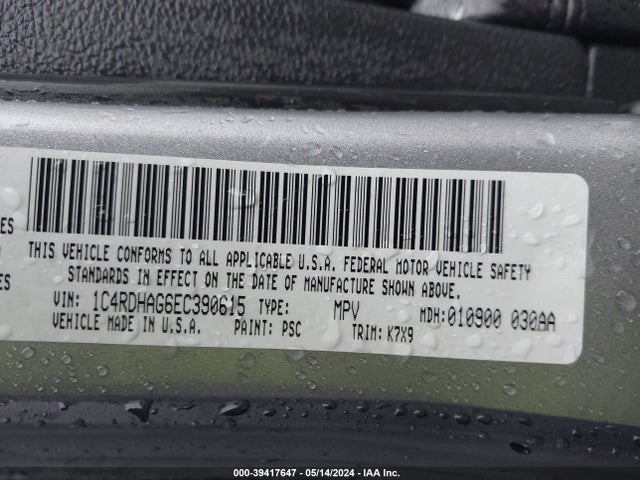 Dodge Durango Sxt 2014 1C4RDHAG6EC390615 Image 9