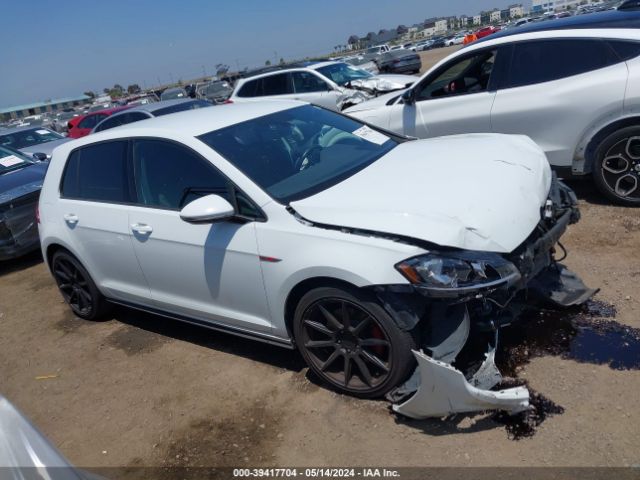 3VW447AU5JM293261 Volkswagen Golf Gti 2.0t Autobahn/2.0t S/2.0t Se