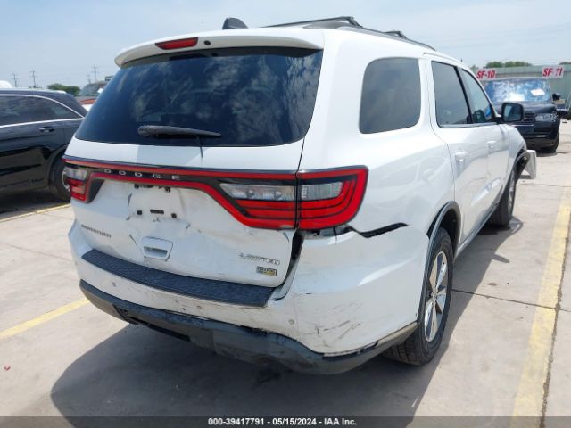 1C4RDHDGXFC740289 Dodge DURANGO LIMITED