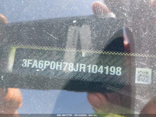 Ford FUSION SE 2018 3FA6P0H78JR104198 Image 9
