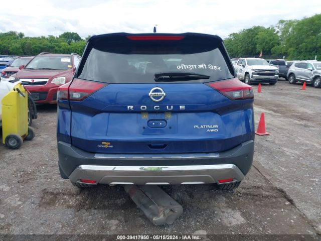 JN8AT3DD9MW315753 Nissan Rogue Platinum Intelligent Awd