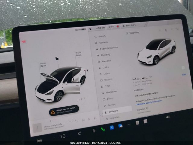 5YJYGDEE0MF298079 Tesla Model Y Long Range Dual Motor All-wheel Drive