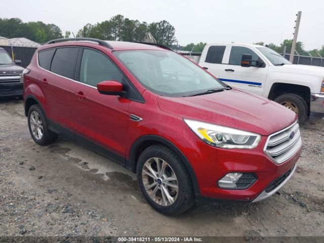 Auction sale of the 2018 Ford Escape Sel, vin: 1FMCU9HD8JUB35987, lot number: 39418211