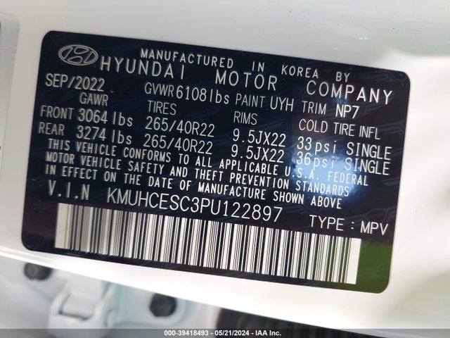 Genesis Gv80 3.5t Awd 2023 KMUHCESC3PU122897 Image 9