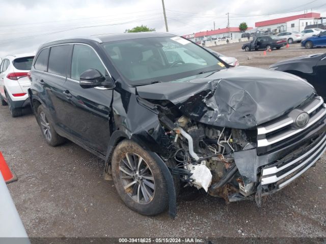 5TDJZRFH4HS412992 Toyota Highlander Xle