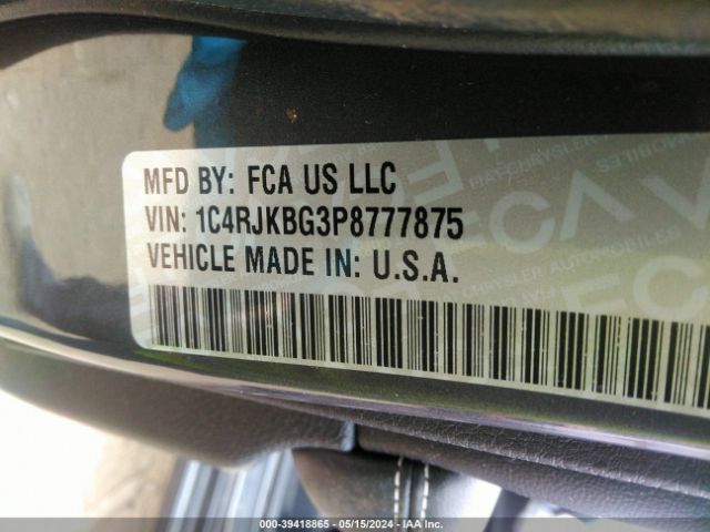 1C4RJKBG3P8777875 Jeep Grand Cherokee L Limited 4x4