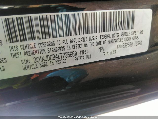 3C4NJDCB4KT735660 Jeep Compass High Altitude 4x4