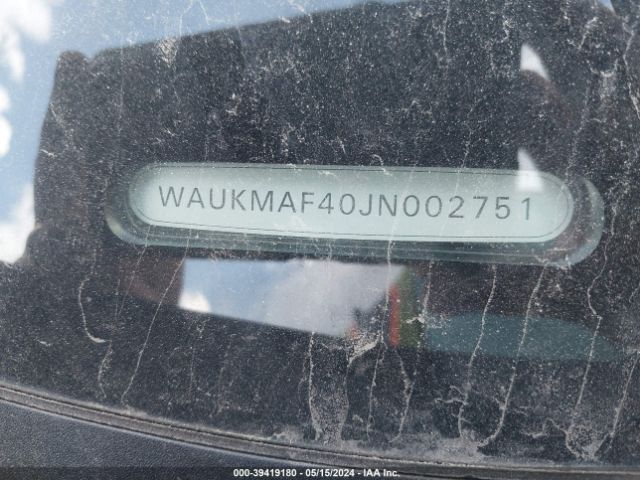 WAUKMAF40JN002751 Audi A4 2.0t Tech Ultra Premium/2.0t Ultra Premium