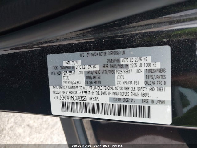 Mazda Cx-5 Touring 2020 JM3KFACM6L0783526 Image 9