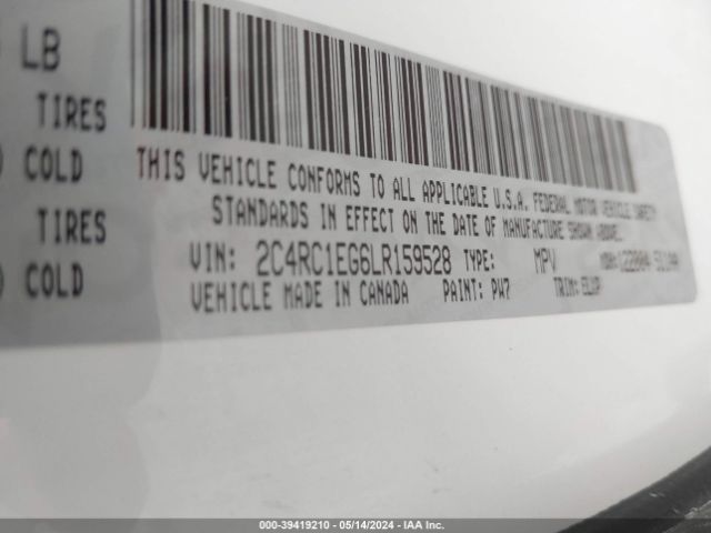 2C4RC1EG6LR159528 Chrysler Pacifica Touring L Plus