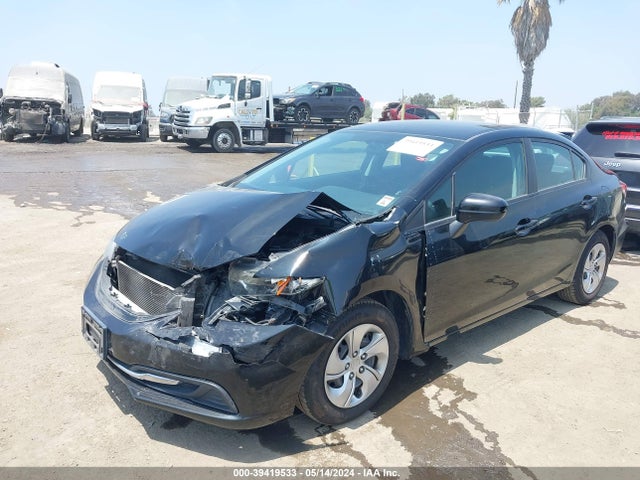 Honda Civic Lx 2014 19XFB2F52EE261115 Image 2