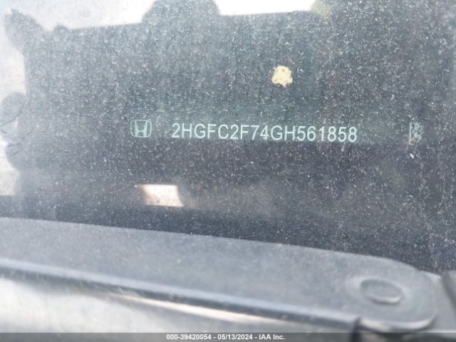 2HGFC2F74GH561858 Honda CIVIC EX