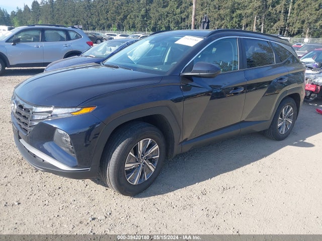 KM8JBCD17RU140373 Hyundai Tucson Hybrid Blue