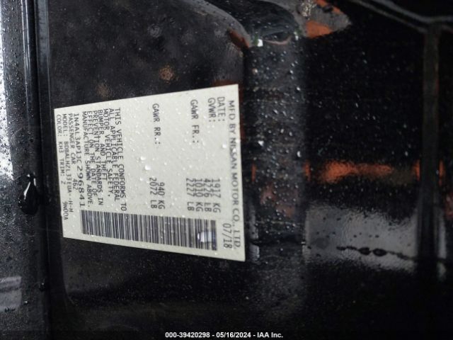 1N4AL3AP1JC296841 Nissan Altima 2.5 Sr