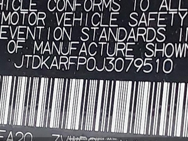 Toyota Prius Prime Premium 2018 JTDKARFP0J3079510 Image 9