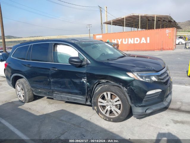 5FNYF6H11GB082575 Honda PILOT LX