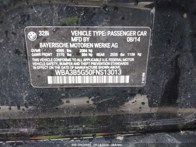 WBA3B5G50FNS13013 BMW 328i Xdrive