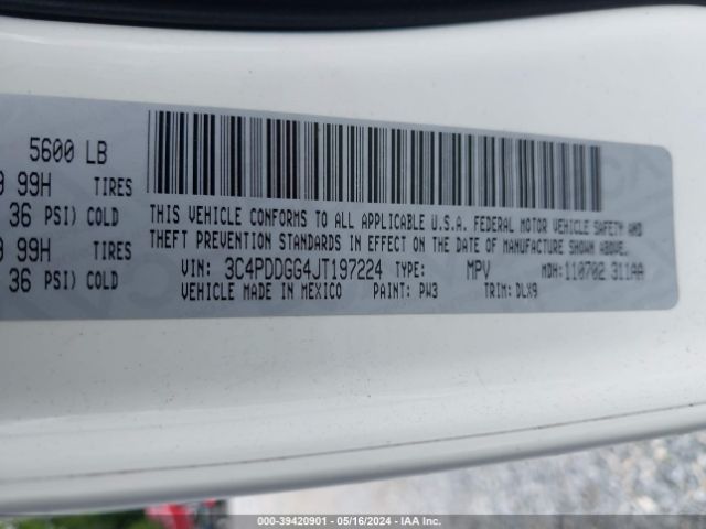 3C4PDDGG4JT197224 Dodge Journey Crossroad Awd