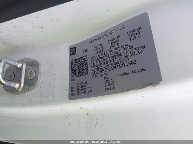 Chevrolet Colorado 2wd  Long Box Lt 2021 1GCHSCEA8M1271663 Image 9
