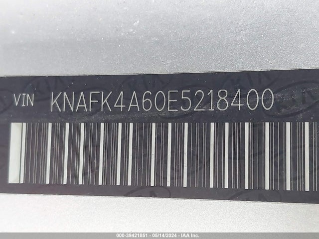 KIA FORTE LX 2014 KNAFK4A60E5218400 Image 9