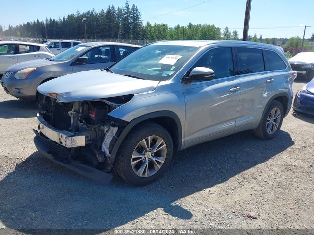 Toyota Highlander Xle V6 2015 5TDKKRFHXFS098951 Image 2