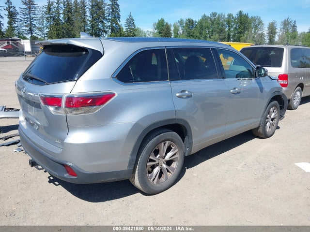 Toyota Highlander Xle V6 2015 5TDKKRFHXFS098951 Image 4