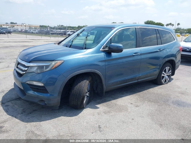 Honda Pilot Ex-l 2016 5FNYF5H60GB037147 Image 2