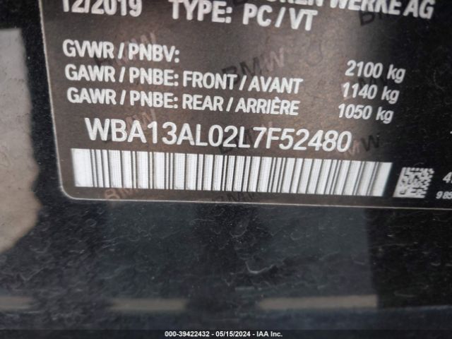2020 BMW M235I GRAN COUPE WBA13AL02L7F52480 Photo 8