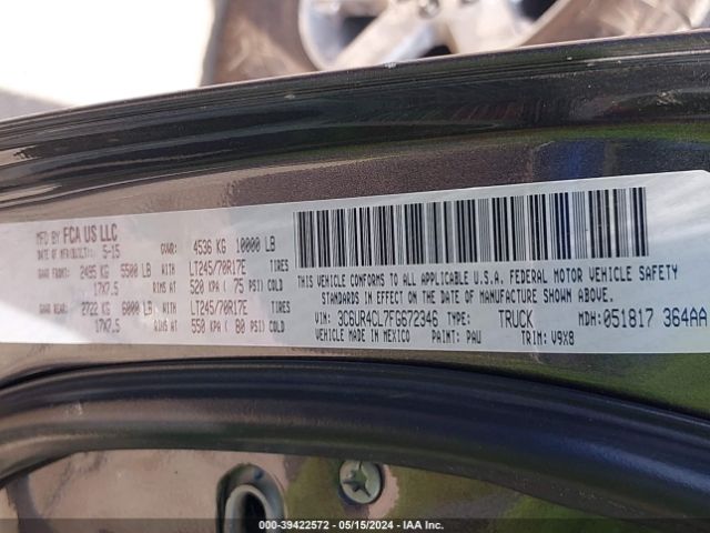 3C6UR4CL7FG672346 RAM 2500 Tradesman