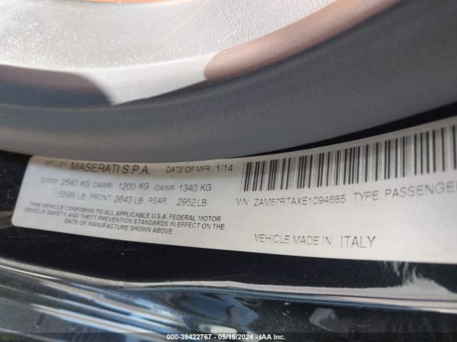 ZAM57RTAXE1094685 Maserati Ghibli S Q4