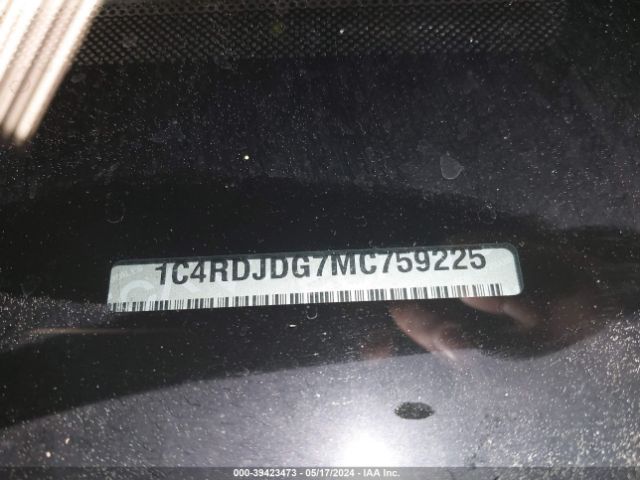 1C4RDJDG7MC759225 Dodge Durango Gt Awd