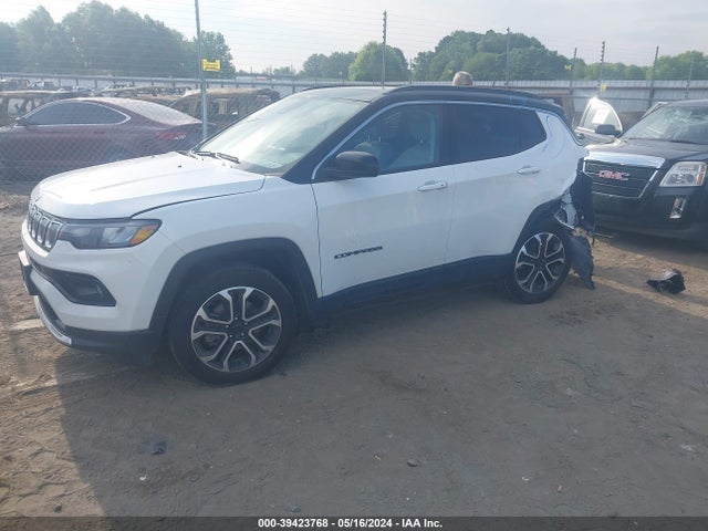 3C4NJDCB7NT226201 Jeep Compass Limited 4x4