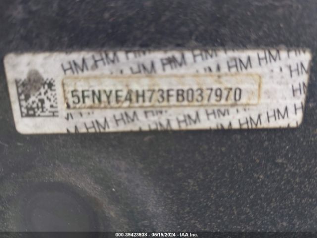 5FNYF4H73FB037970 Honda Pilot Ex-l