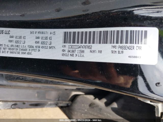 1C3CCCCG4FN707052 Chrysler 200 C