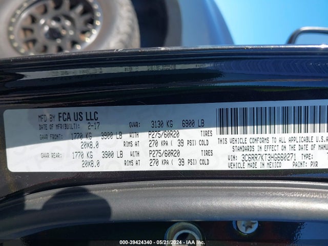 RAM 1500 Express  4x4 5'7 Box 2017 3C6RR7KT3HG660271 Image 9