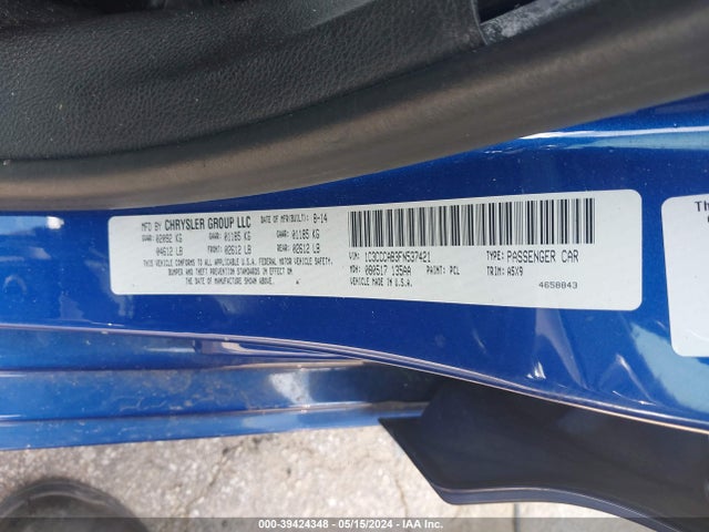 1C3CCCAB3FN537421 Chrysler 200 Limited