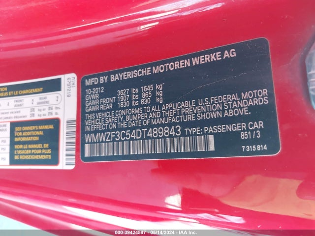 2013 MINI CLUBMAN WMWZF3C54DT489843 Photo 8