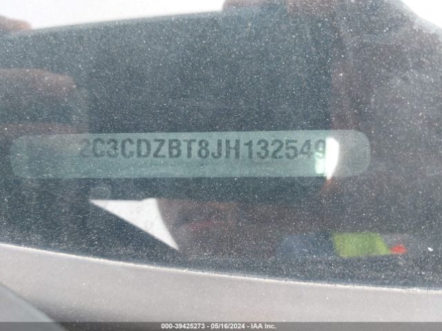 2C3CDZBT8JH132549 Dodge Challenger R/t Plus