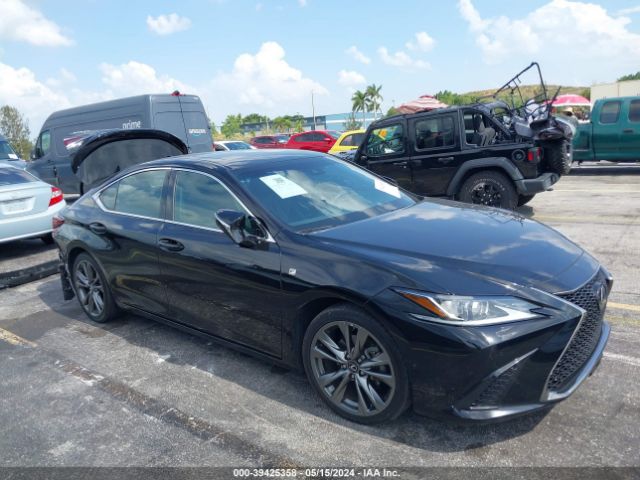 Auction sale of the 2019 Lexus Es 350 F Sport, vin: 58ABZ1B17KU044491, lot number: 39425358