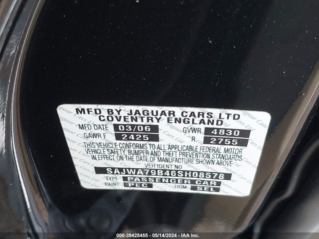 2006 JAGUAR XJ SAJWA79B46SH08578 Photo 8