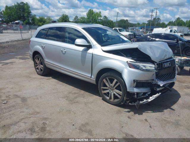 Продажа на аукционе авто 2015 Audi Q7 3.0t Premium, vin: WA1LGAFE6FD005815, номер лота: 39425768