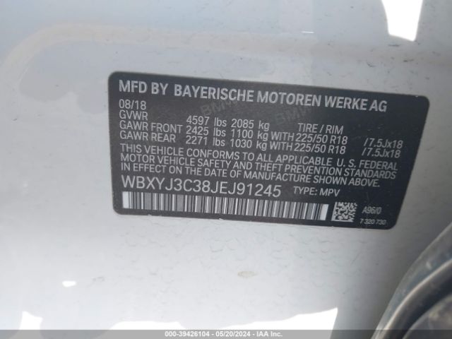 WBXYJ3C38JEJ91245 BMW X2 Sdrive28i