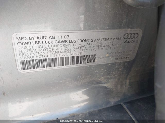2008 AUDI S6 WAUDN74FX8N078095 Photo 8