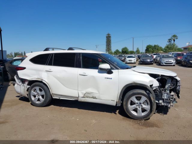 5TDBBRCH3LS004344 Toyota Highlander Hybrid Le