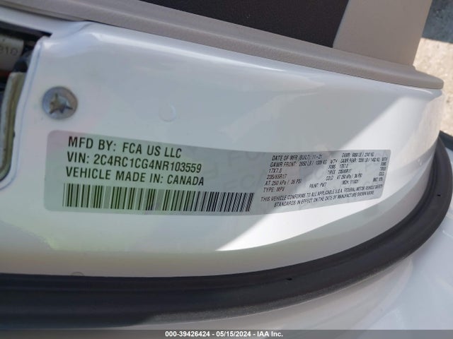 Chrysler Voyager Lx 2022 2C4RC1CG4NR103559 Image 9