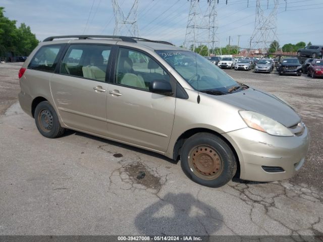 Auction sale of the 2008 Toyota Sienna Ce, vin: 5TDZK23C78S134841, lot number: 39427008